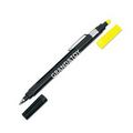 Dri Mark Double Exposure Highlighter & Ballpoint Pen Combo w/ Black Body